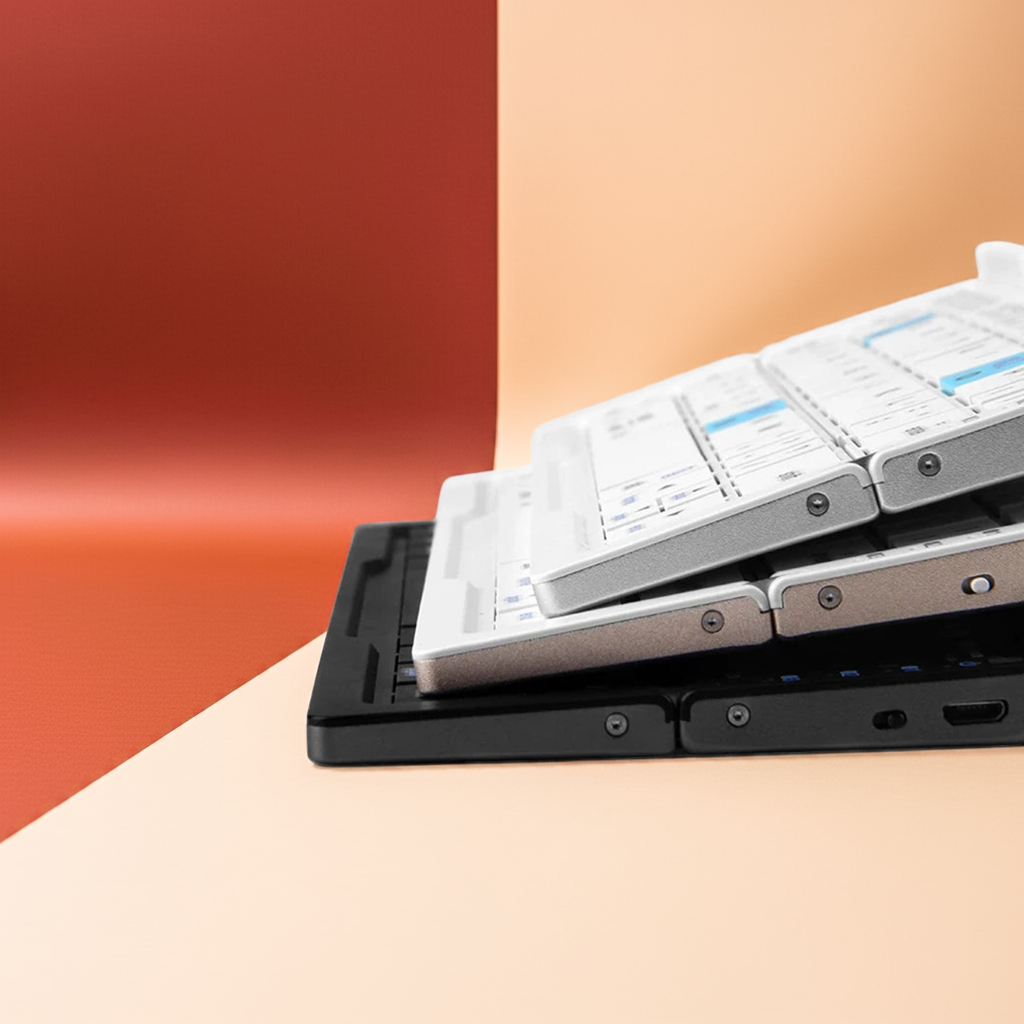 B.O.W FoldKey™ — Ultra-Compact Foldable Wireless Keyboard