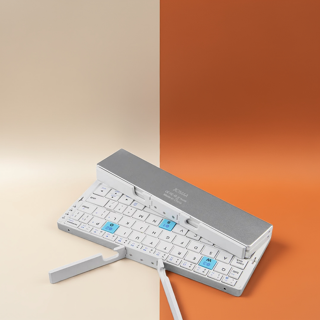 B.O.W FoldKey™ — Ultra-Compact Foldable Wireless Keyboard