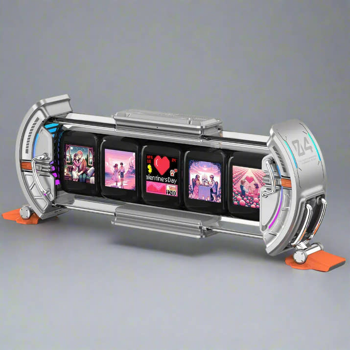 Cyberpunk Digital Clock