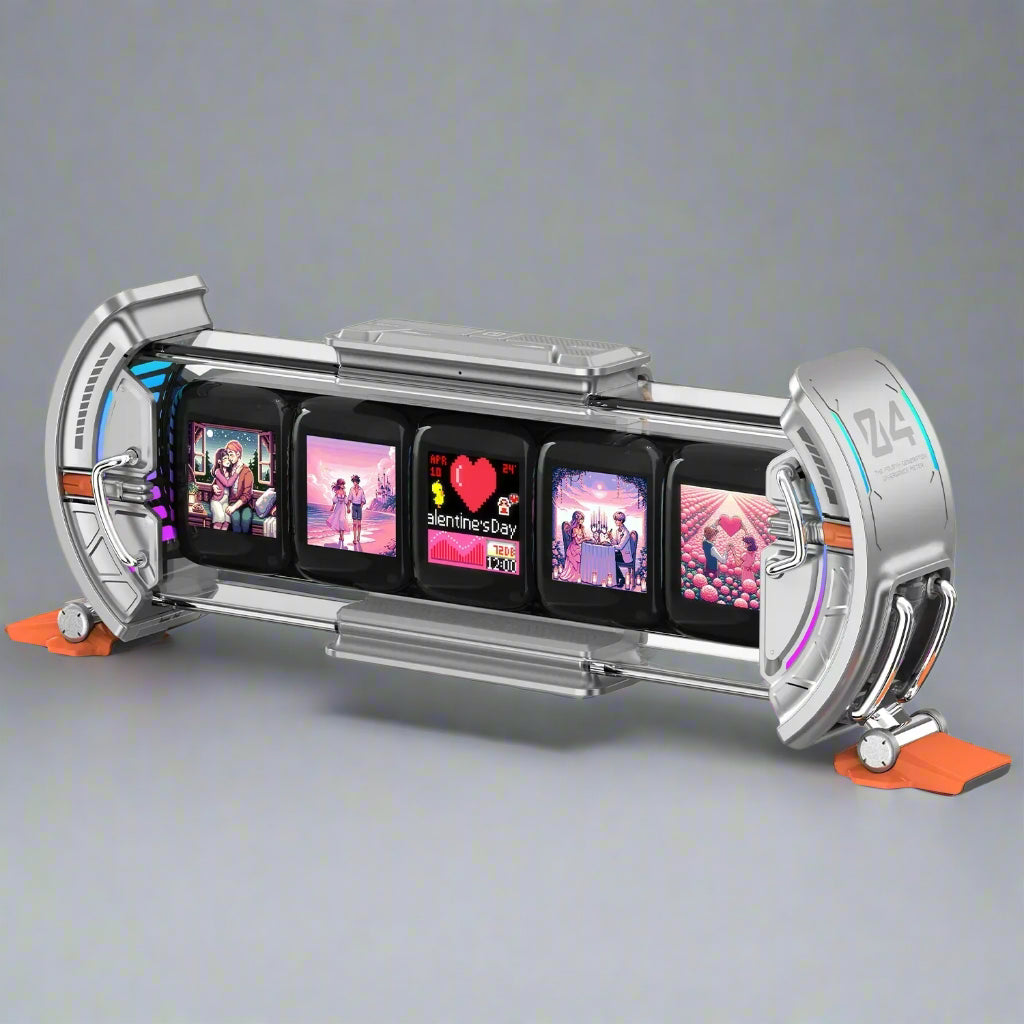Cyberpunk Digital Clock