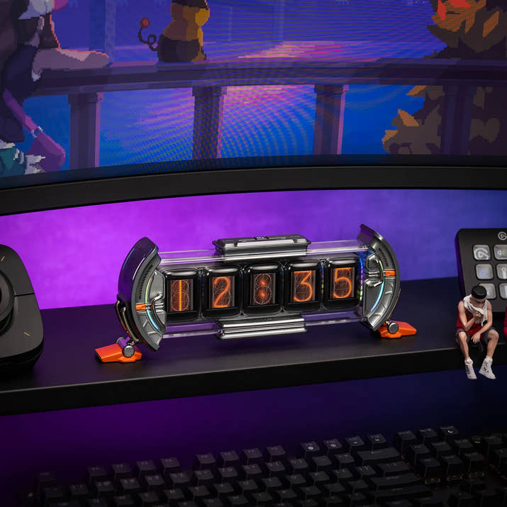 Cyberpunk Digital Clock
