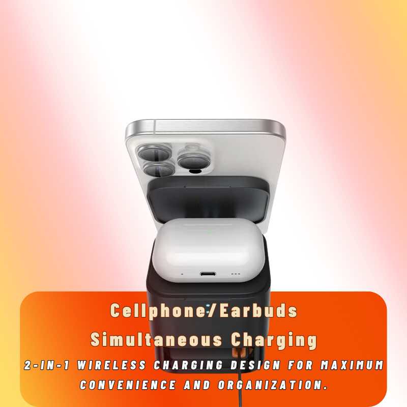 Baseus™ 3-in-1 Magnetic Wireless Charger (25W)