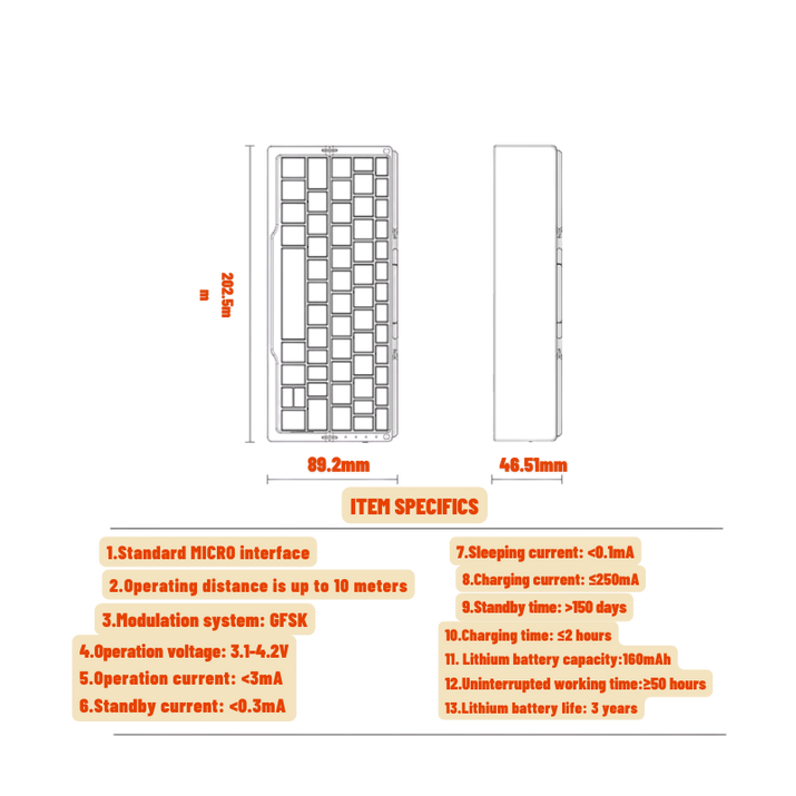 B.O.W FoldKey™ — Ultra-Compact Foldable Wireless Keyboard