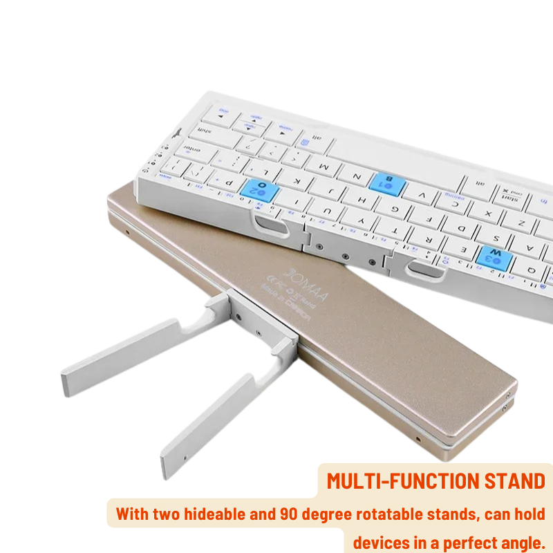B.O.W FoldKey™ — Ultra-Compact Foldable Wireless Keyboard