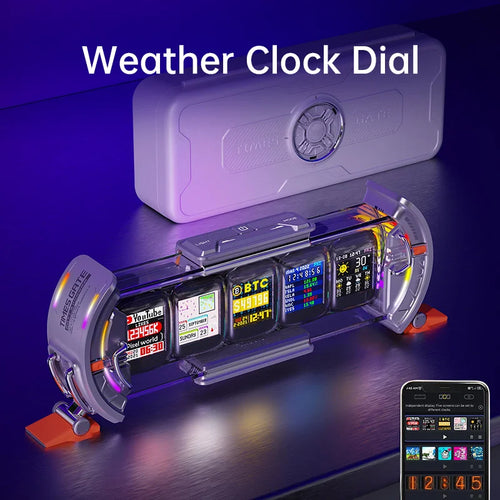 Cyberpunk Digital Clock